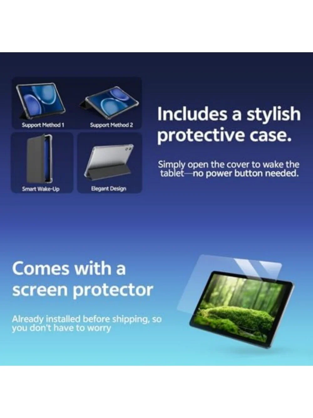10-Inch Android Tablet, 20GB RAM, 32GB Storage, 1TB Expandable, Dual Cameras
